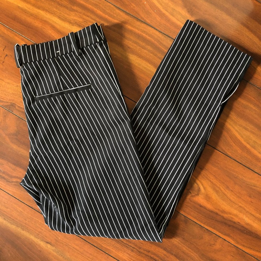 H&M Striped Straight Leg Trousers